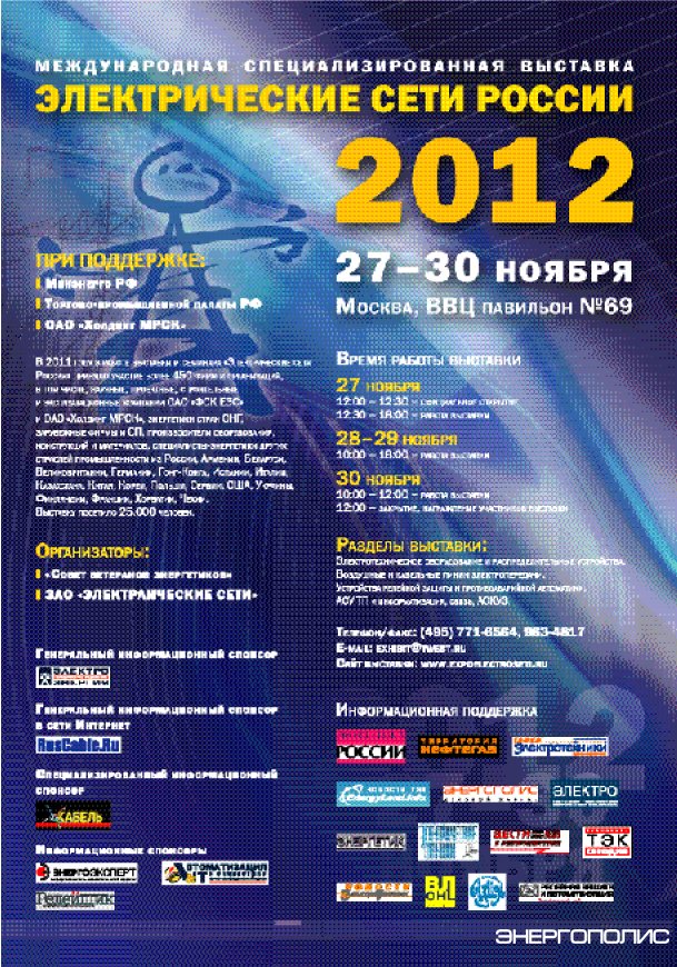 Электрические сети России 2012